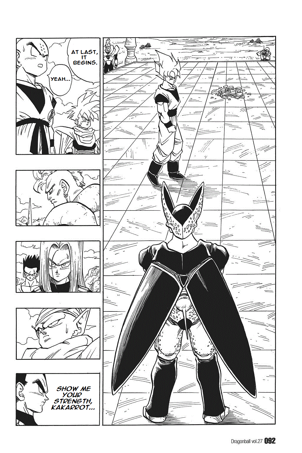 Dragon Ball Chapter 397 page 2 - Chapter 397: Cell vs. Son Goku!!