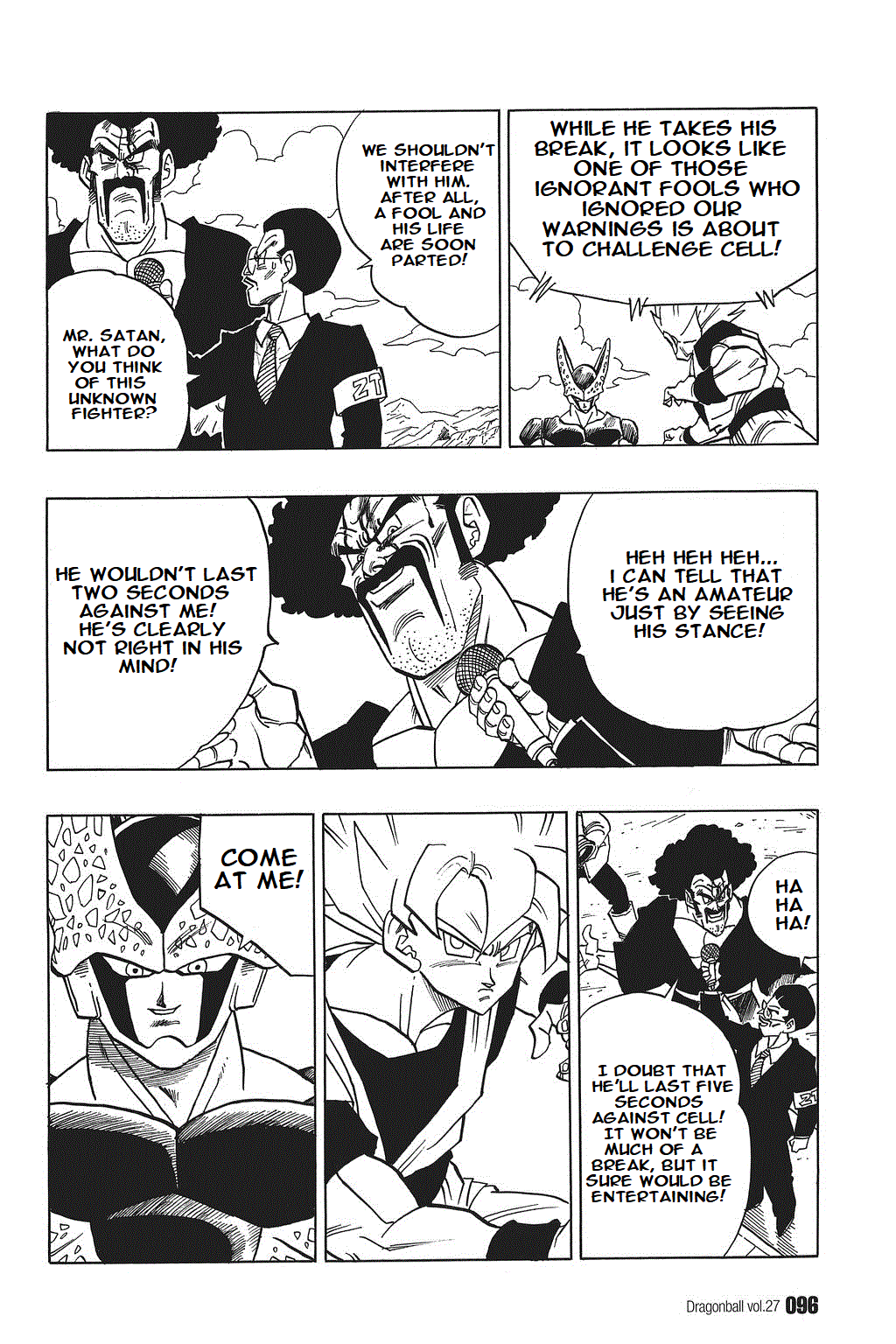 Dragon Ball Chapter 397 page 6 - Chapter 397: Cell vs. Son Goku!!
