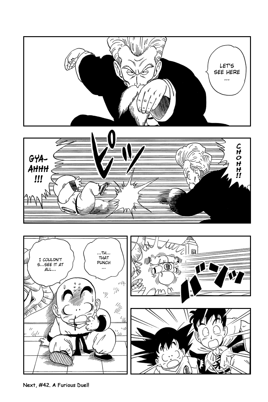 Dragon Ball Chapter 41 page 16 - Chapter 41: Kuririn vs. Jackie Chun