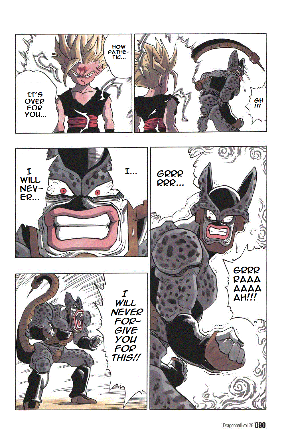 Dragon Ball Chapter 411 page 13 - Chapter 411: Cell, Driven to the Wall