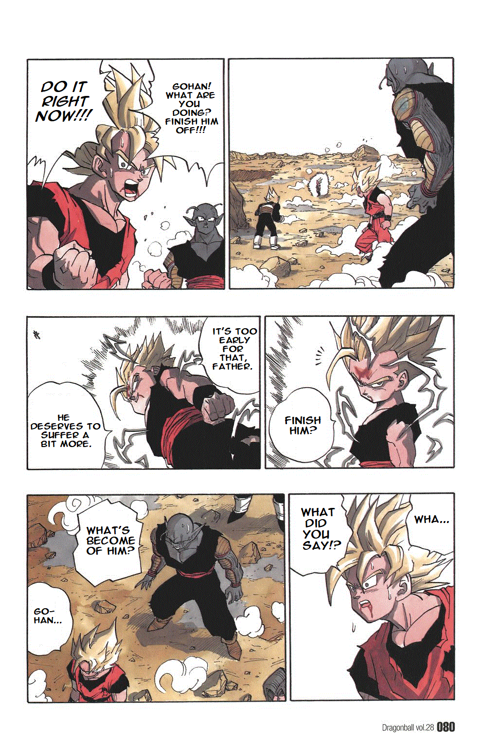 Dragon Ball Chapter 411 page 3 - Chapter 411: Cell, Driven to the Wall