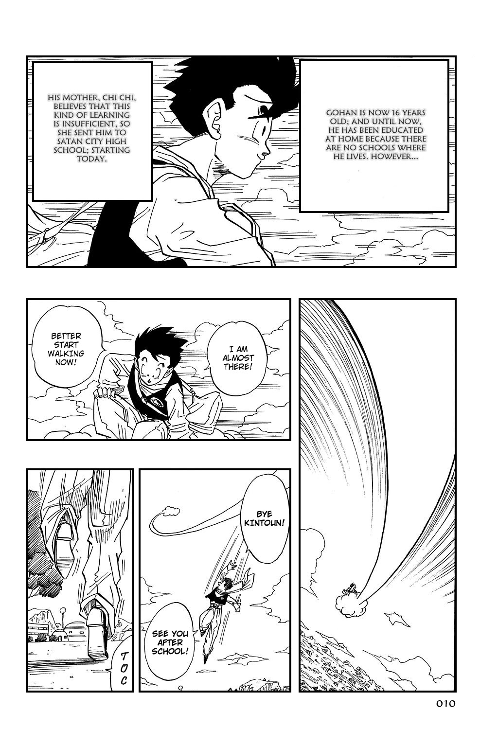 Dragon Ball Chapter 421 page 12 - Chapter 421: Satan City's High School