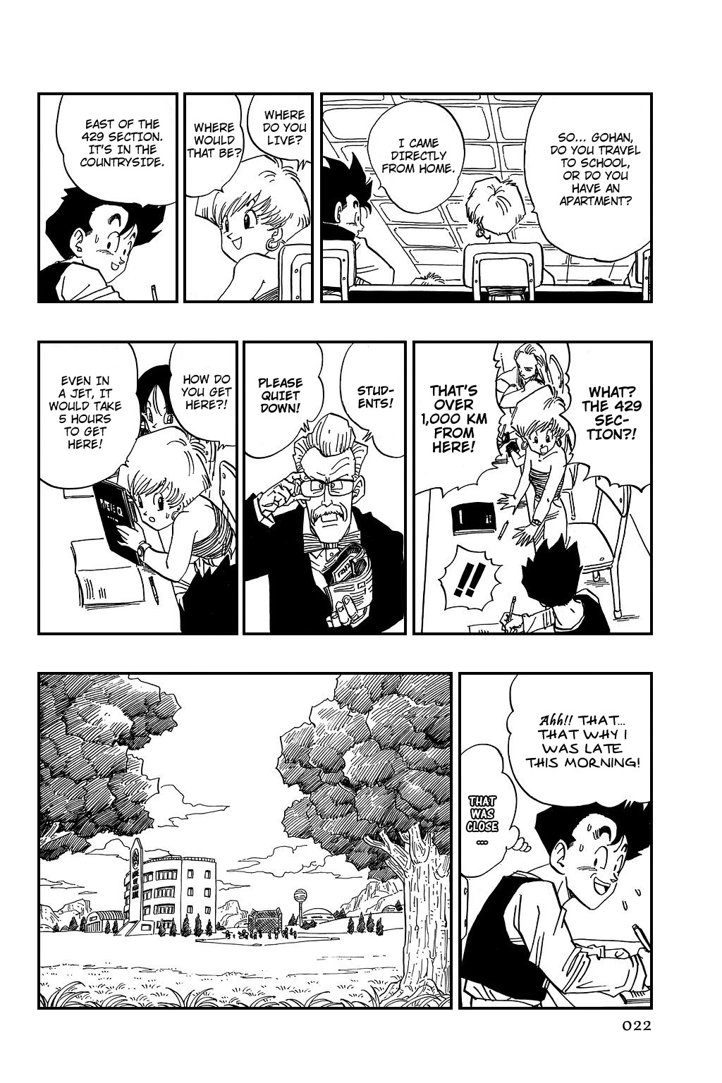 Dragon Ball Chapter 422 page 3 - Chapter 422: Gohan, Very Tired