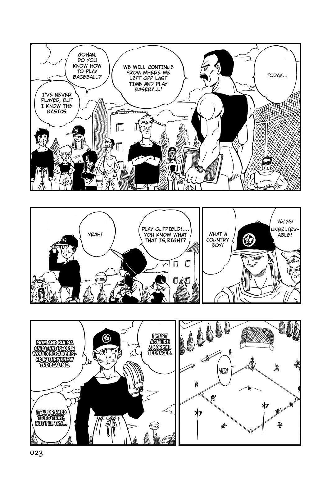 Dragon Ball Chapter 422 page 4 - Chapter 422: Gohan, Very Tired