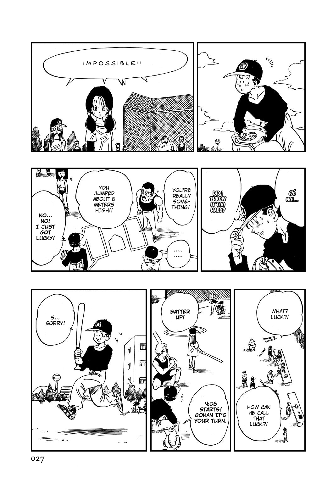 Dragon Ball Chapter 422 page 8 - Chapter 422: Gohan, Very Tired