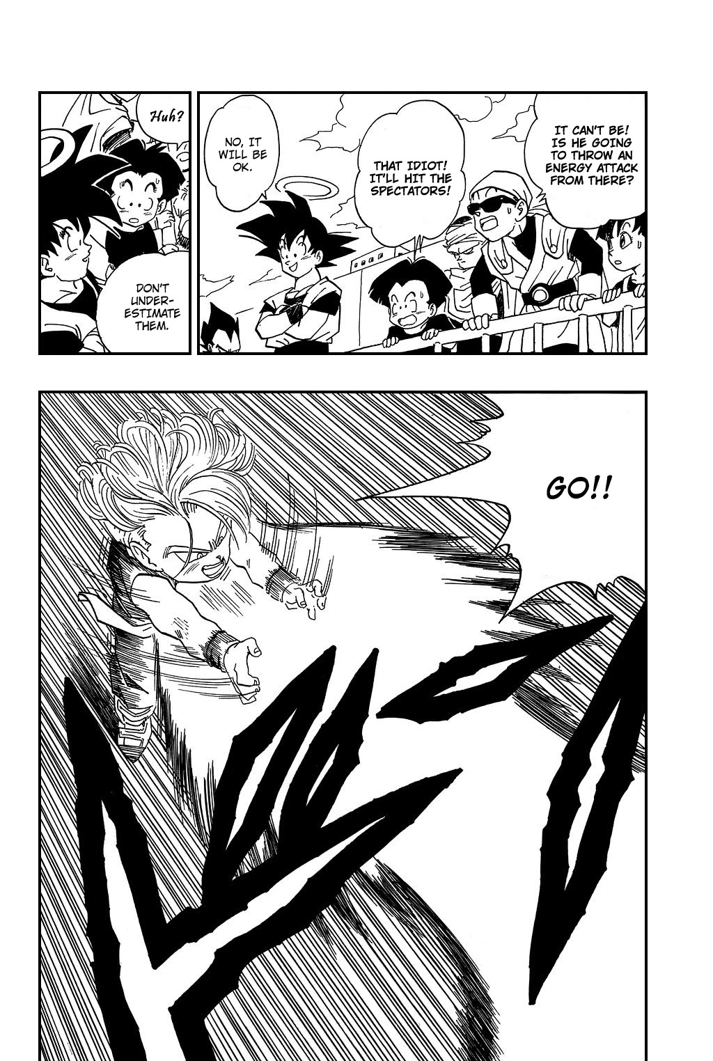 Dragon Ball Chapter 434 page 3 - Chapter 434: Trunks vs Son Goten 2
