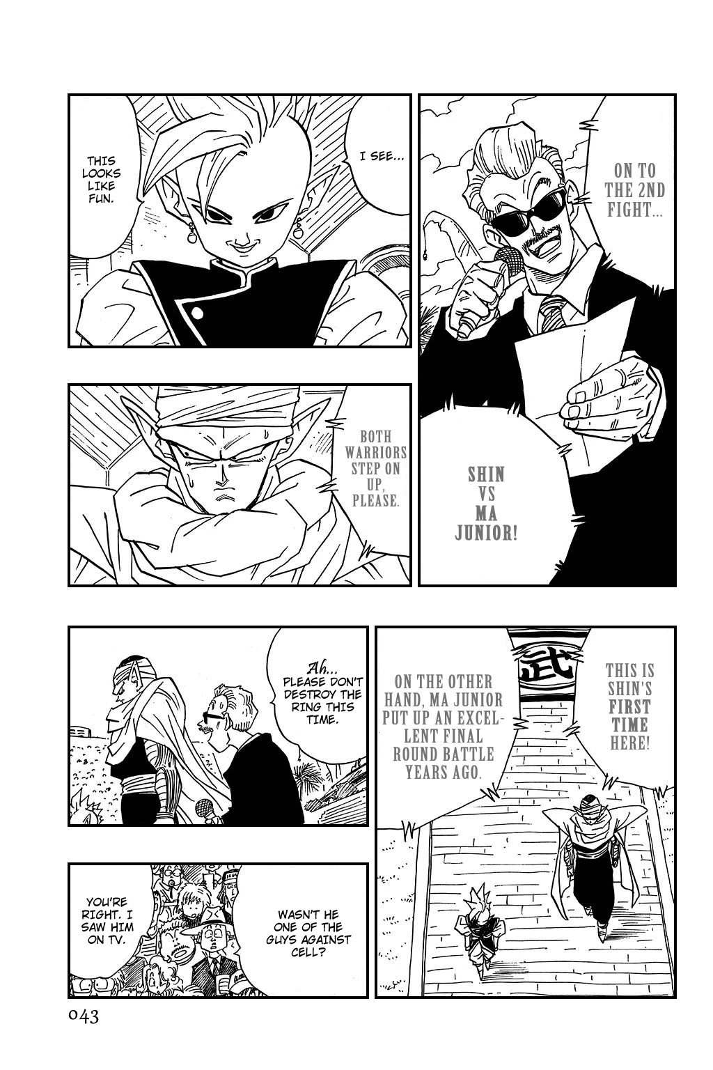 Dragon Ball Chapter 439 page 9 - Chapter 439: Krillin and Piccolo's Fights
