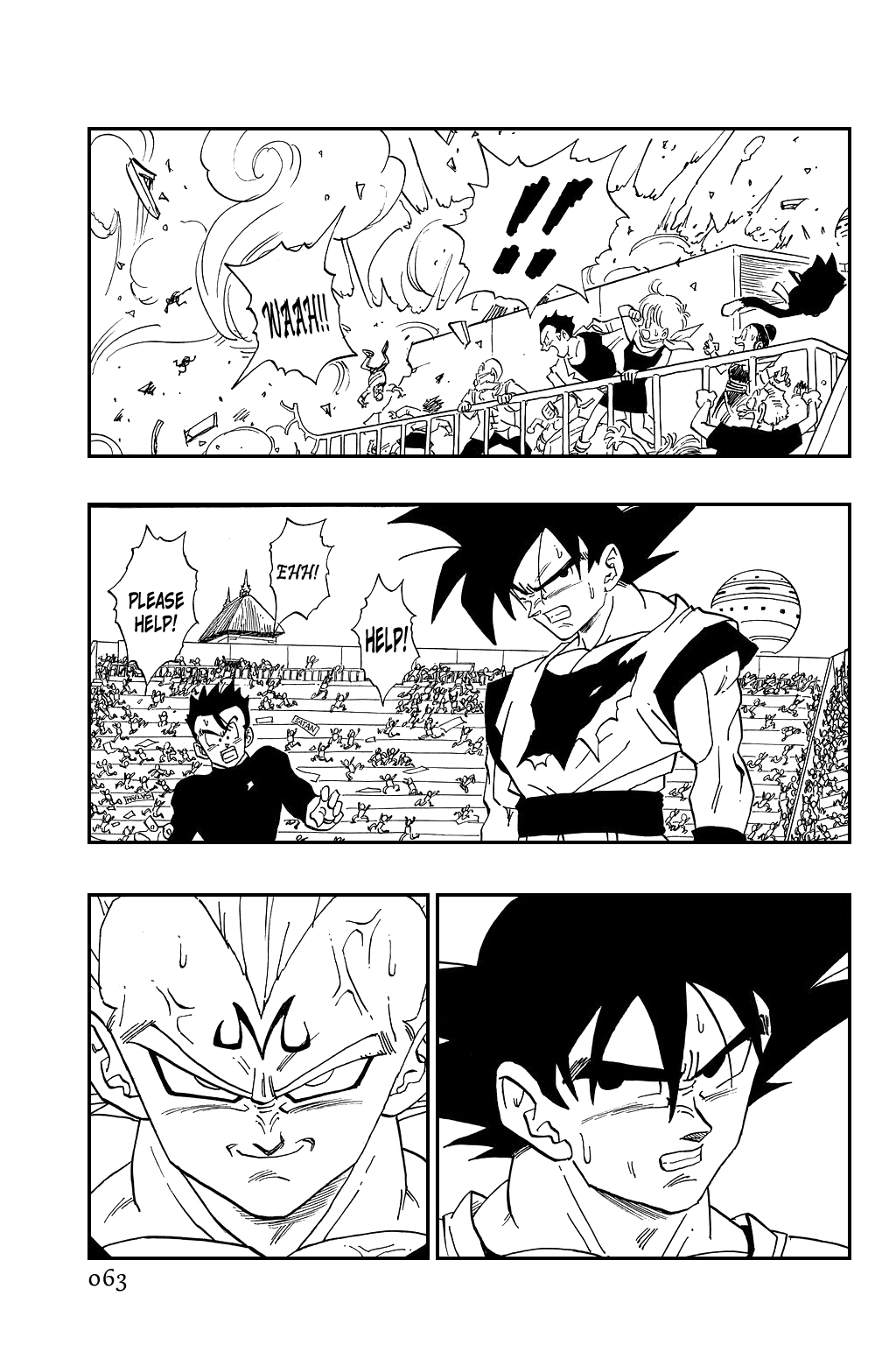 Dragon Ball Chapter 457 page 4 - Chapter 457: Vegeta's Pride.