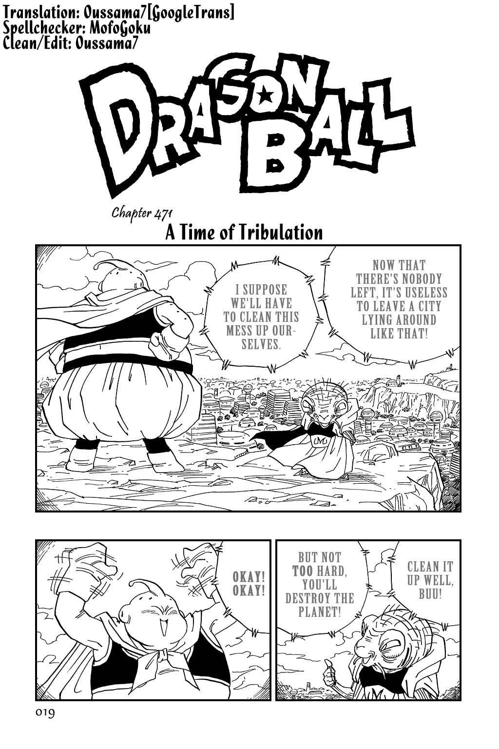 Dragon Ball Chapter 471 page 1 - Chapter 471: A Time of Tribulation