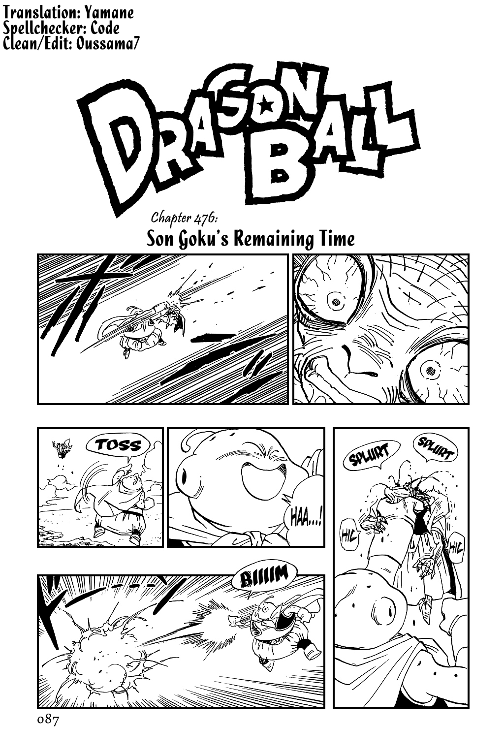 Dragon Ball Chapter 476 page 1 - Chapter 476: Son Goku's Remaining Time