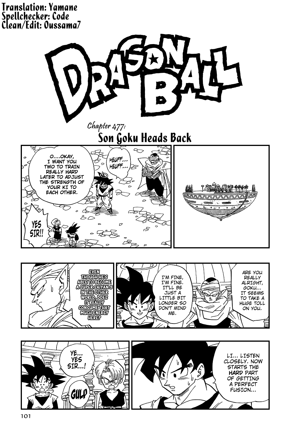 Dragon Ball Chapter 477 page 1 - Chapter 477: Son Goku Heads Back