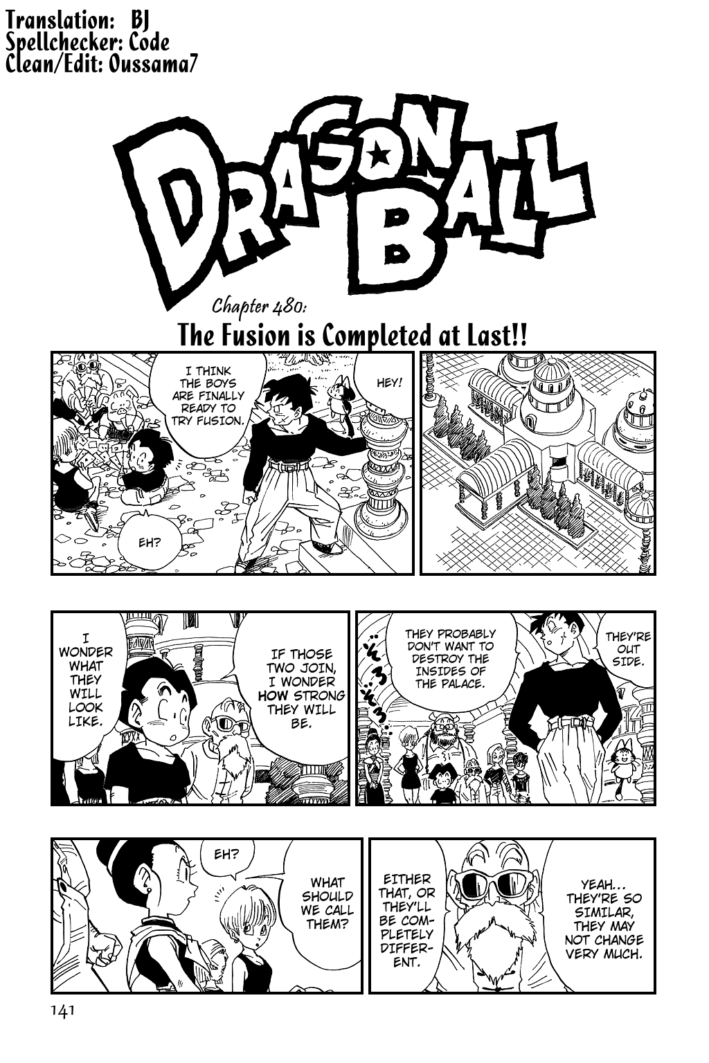 Dragon Ball Chapter 480 page 1 - Chapter 480: The Fusion is Completed at Last!!
