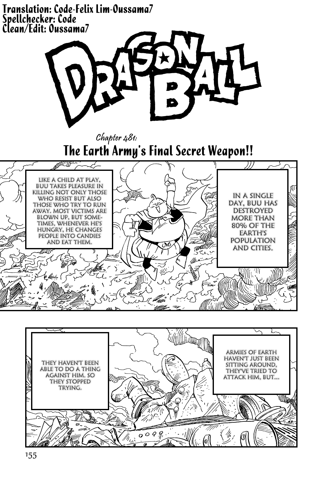 Dragon Ball Chapter 481 page 1 - Chapter 481: The Earth Army's Final Secret Weapon!!