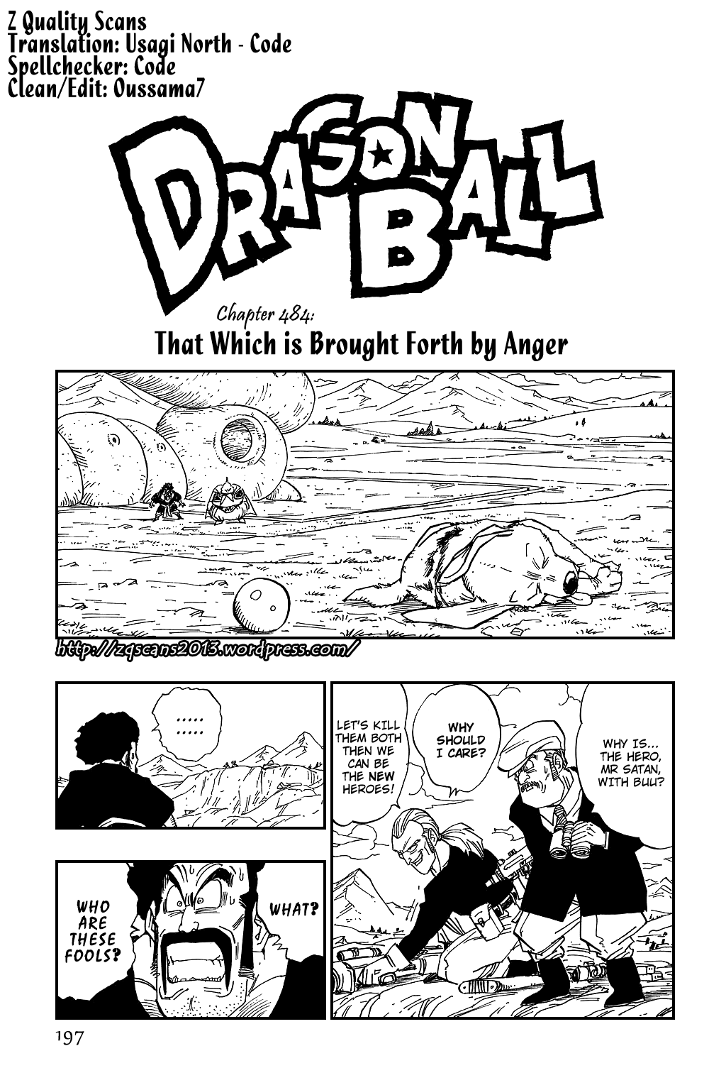 Dragon Ball Chapter 484 page 1 - Chapter 484: That Which is Brought Forth by Anger