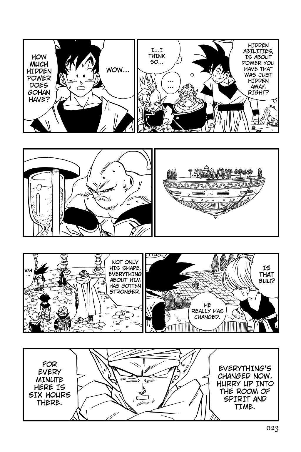 Dragon Ball Chapter 488 page 5 - Chapter 488: Trunks & Goten Enter the Room of Spirit & Time