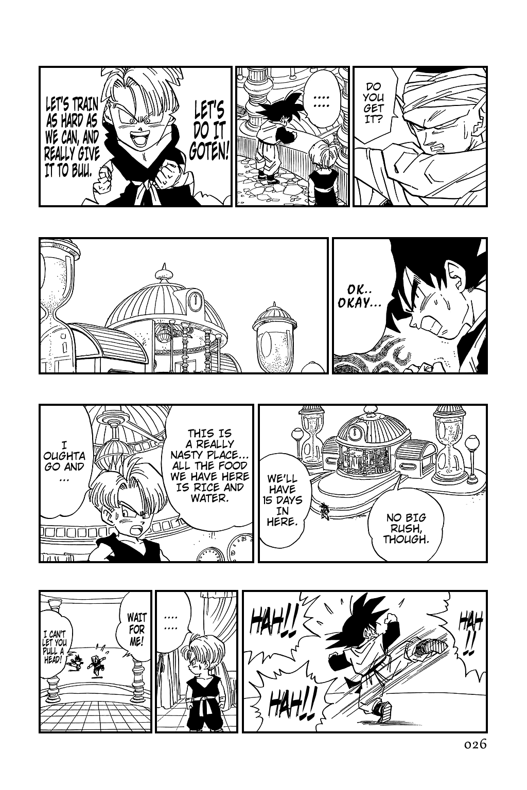 Dragon Ball Chapter 488 page 8 - Chapter 488: Trunks & Goten Enter the Room of Spirit & Time
