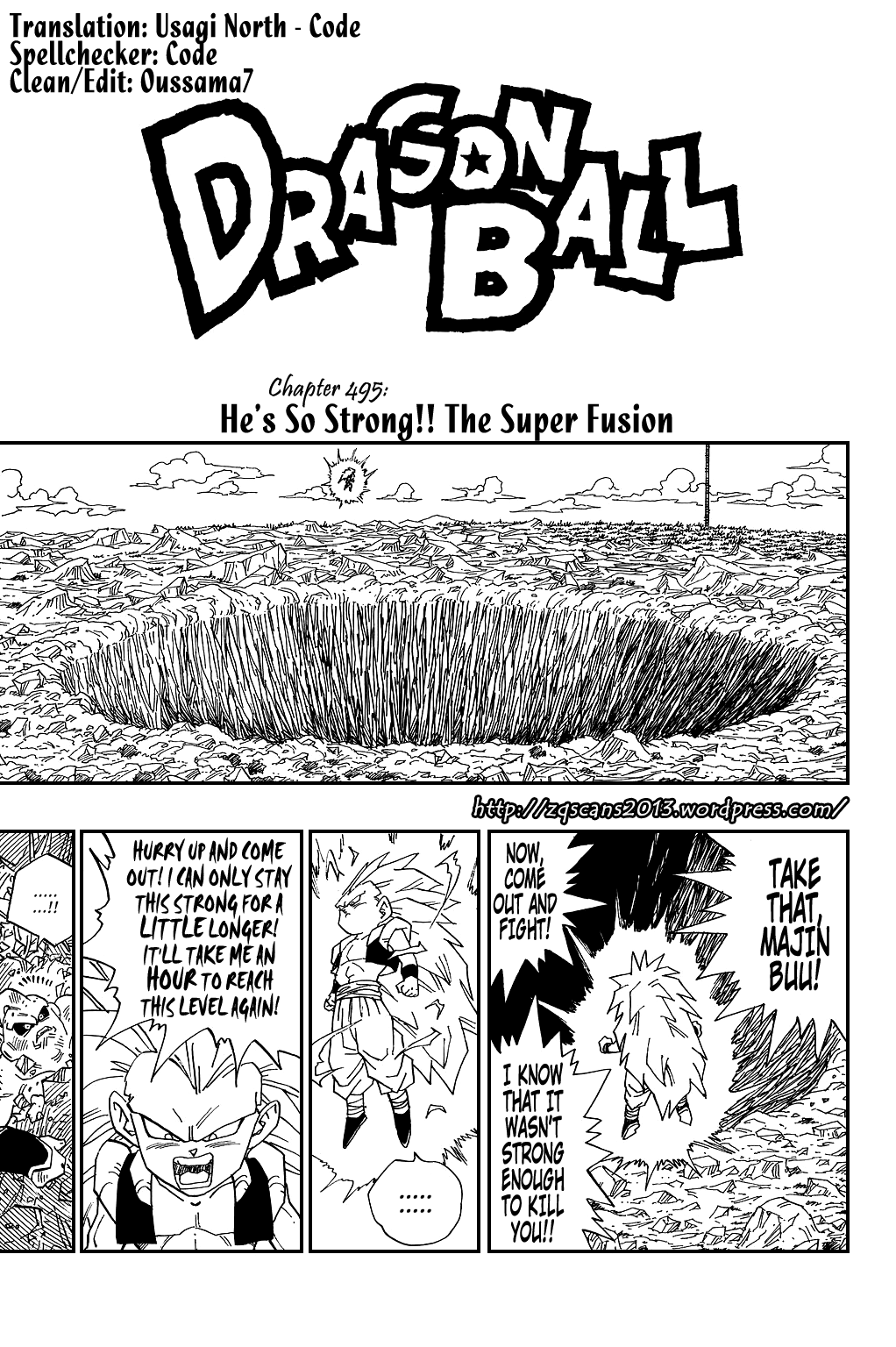 Dragon Ball Chapter 495 page 1 - Chapter 495: He's So Strong!! The Super Fusion