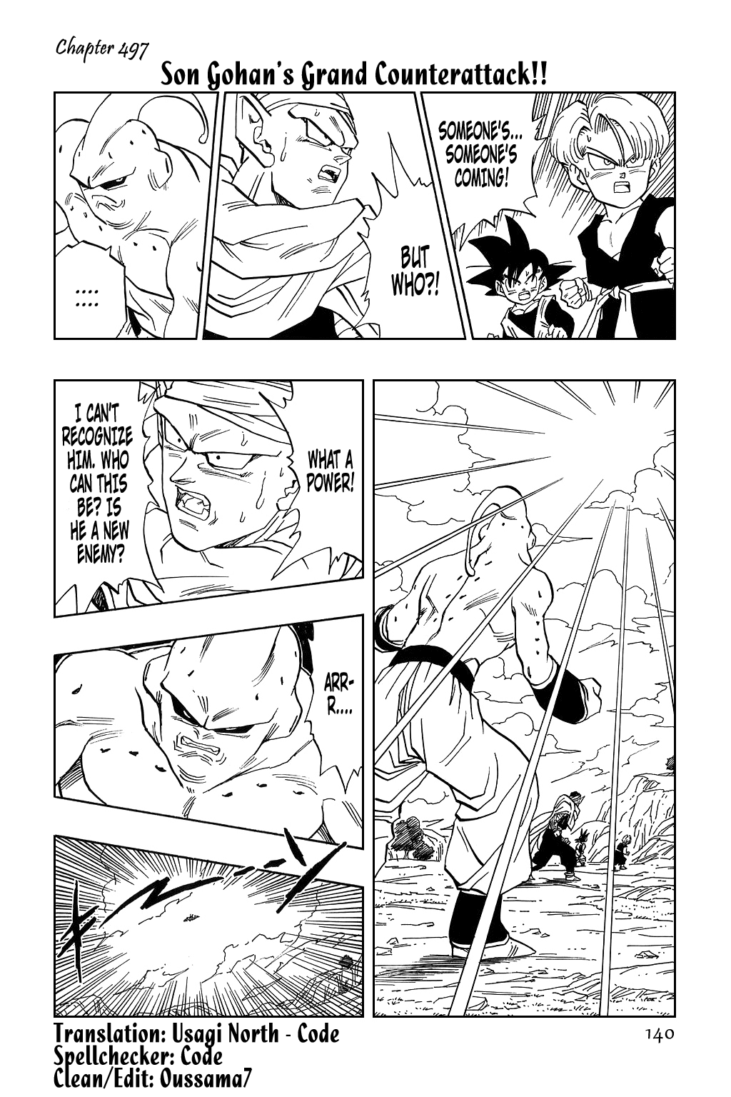 Dragon Ball Chapter 497 page 1 - Chapter 497: Son Gohan's Grand Counterattack!!