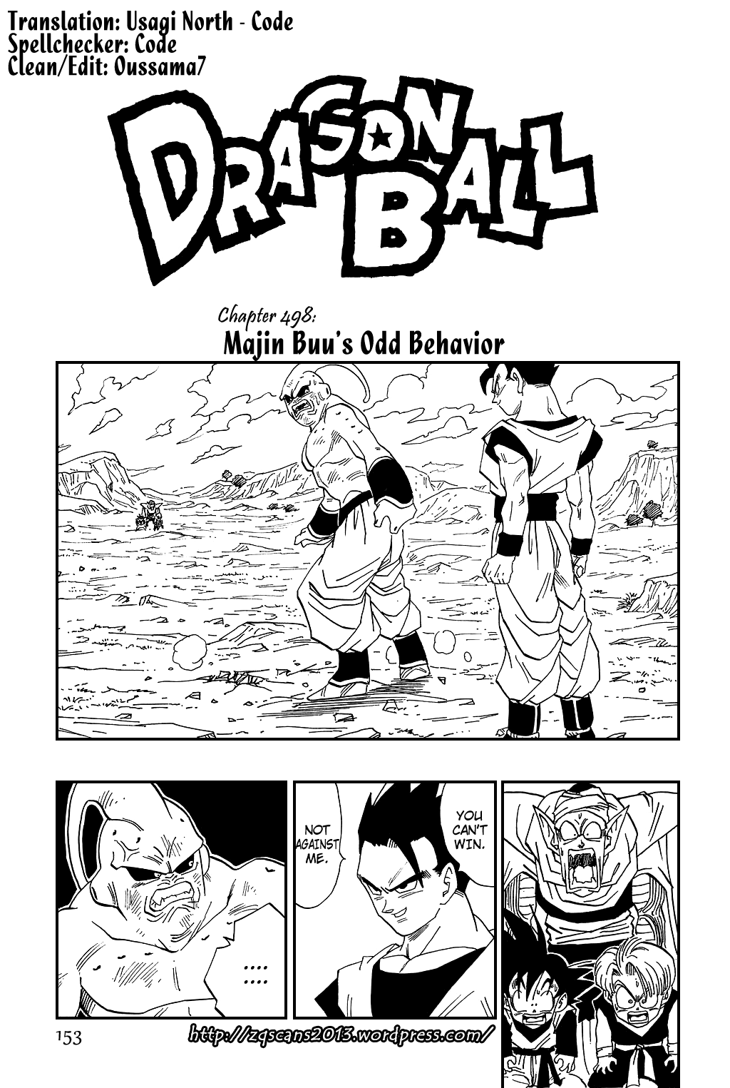 Dragon Ball Chapter 498 page 1 - Chapter 498: Majin Buu's Odd Behavior