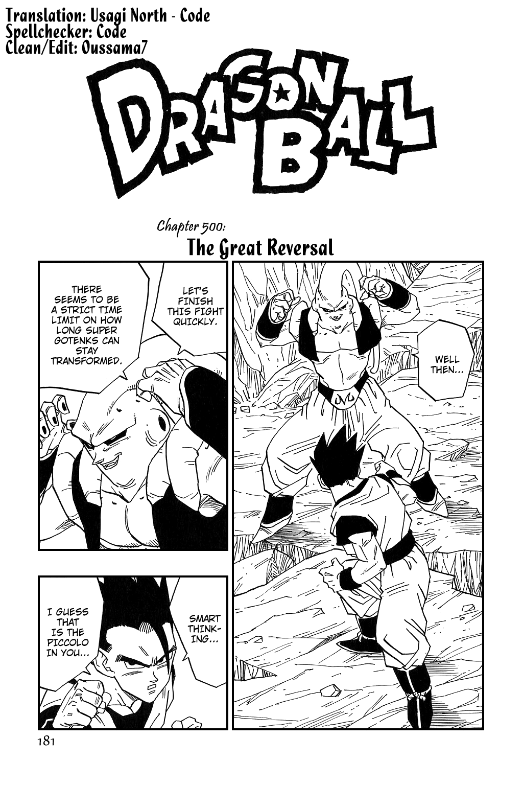 Dragon Ball Chapter 500 page 1 - Chapter 500: The Great Reversal