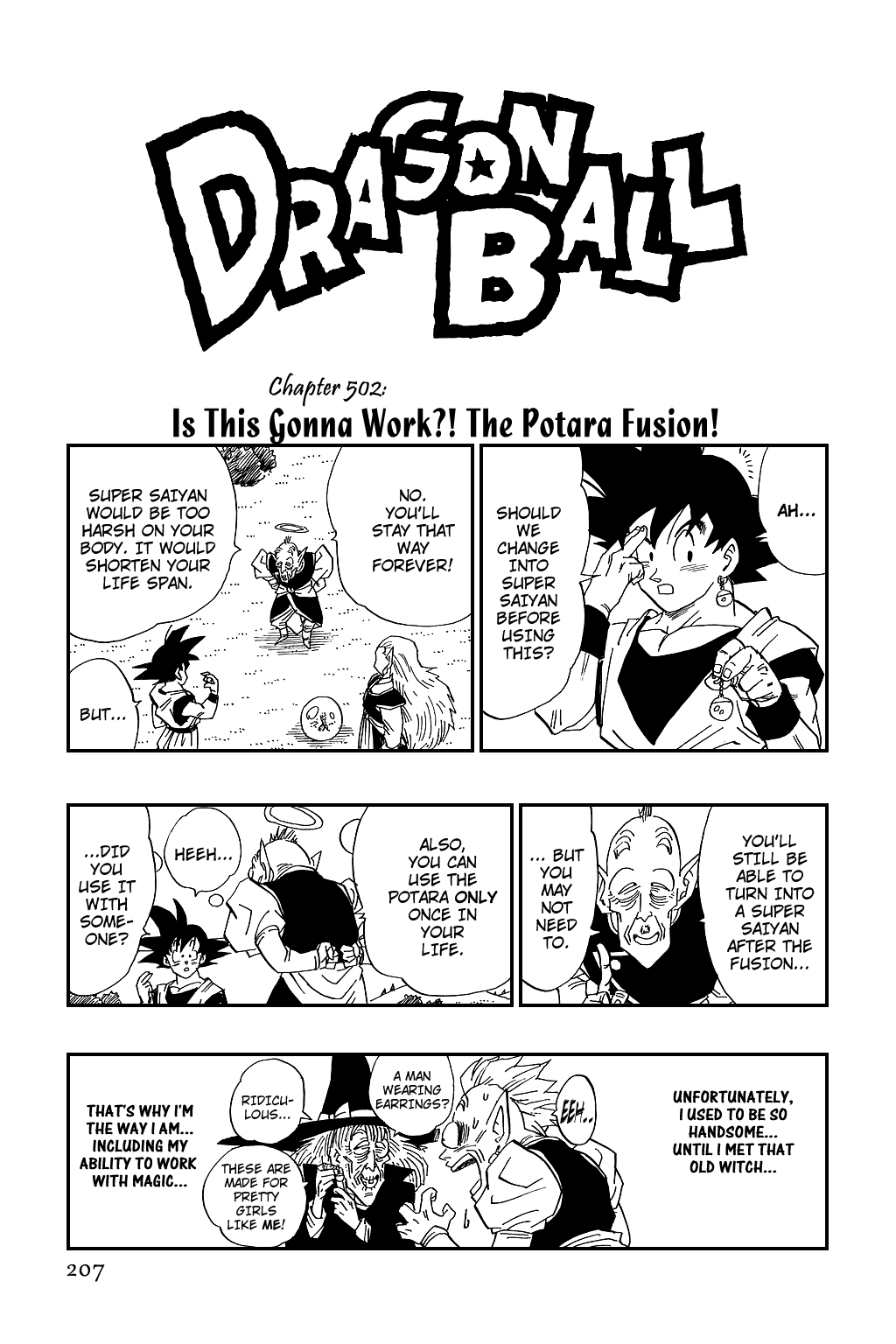 Dragon Ball Chapter 502 page 1 - Chapter 502: Is This Gonna Work?! The Potara Fusion!