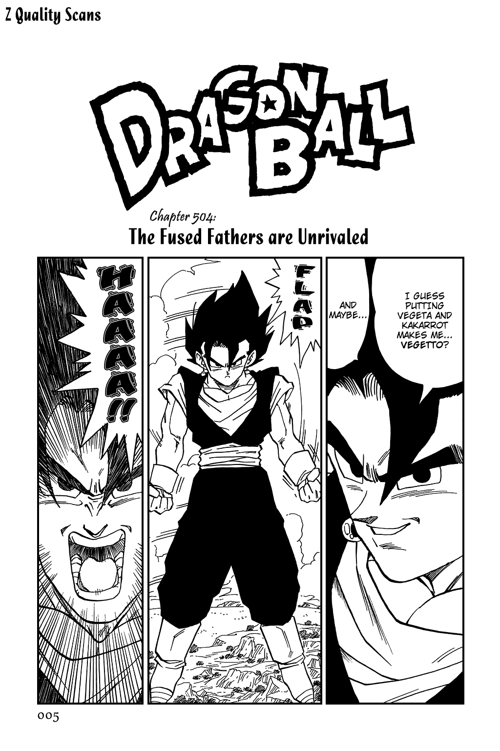 Dragon Ball Chapter 504 page 1 - Chapter 504: The Fused Fathers Are Unrivaled