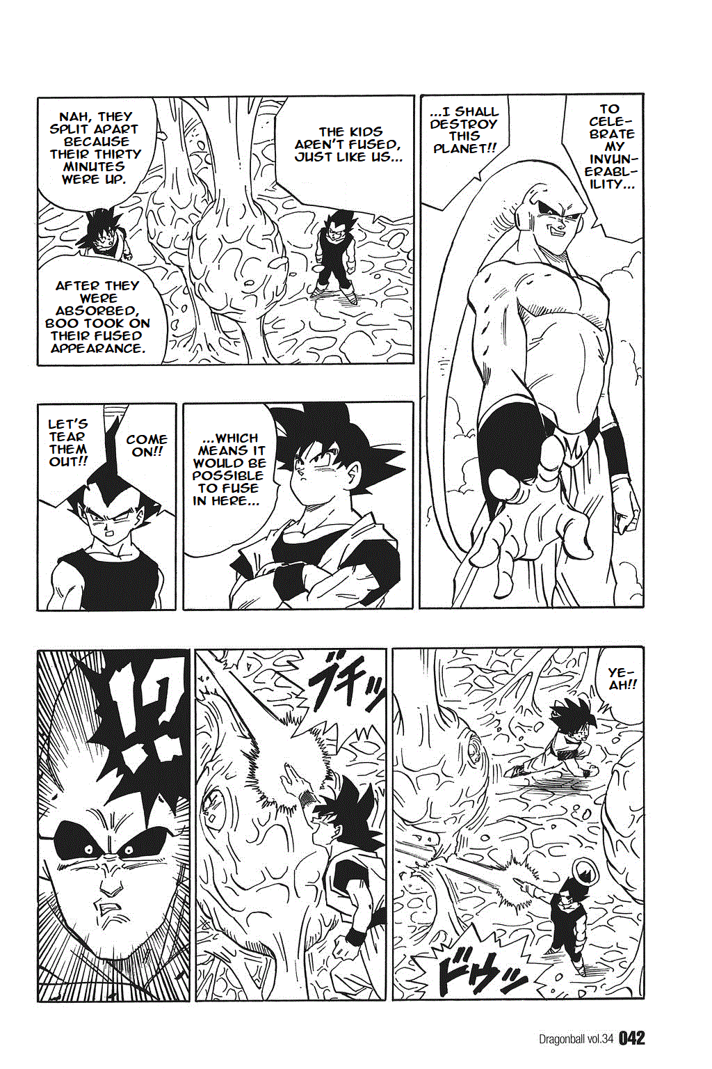 Dragon Ball Chapter 506 page 10 - Chapter 506: Goku and Vegeta Inside of Boo