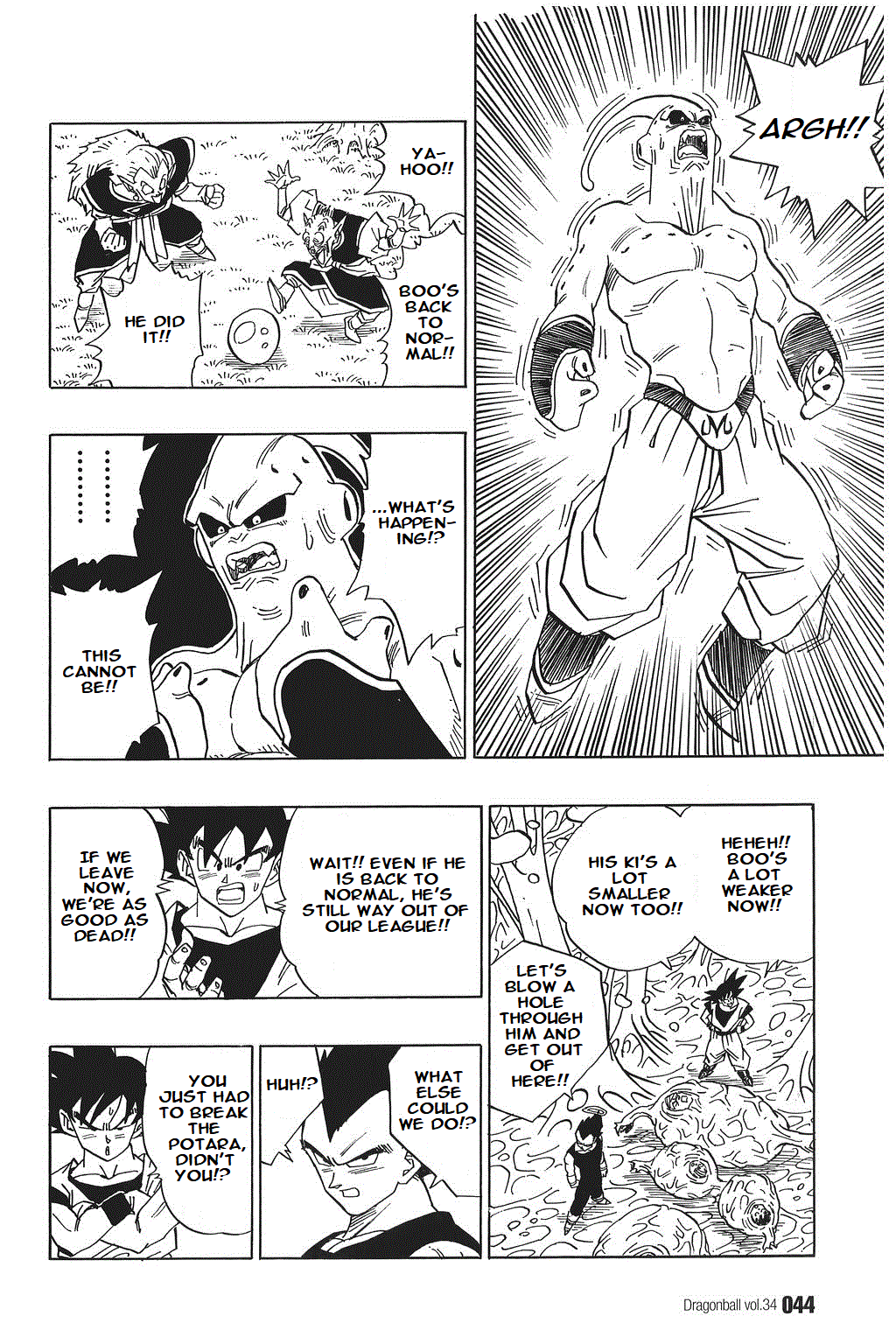 Dragon Ball Chapter 506 page 12 - Chapter 506: Goku and Vegeta Inside of Boo