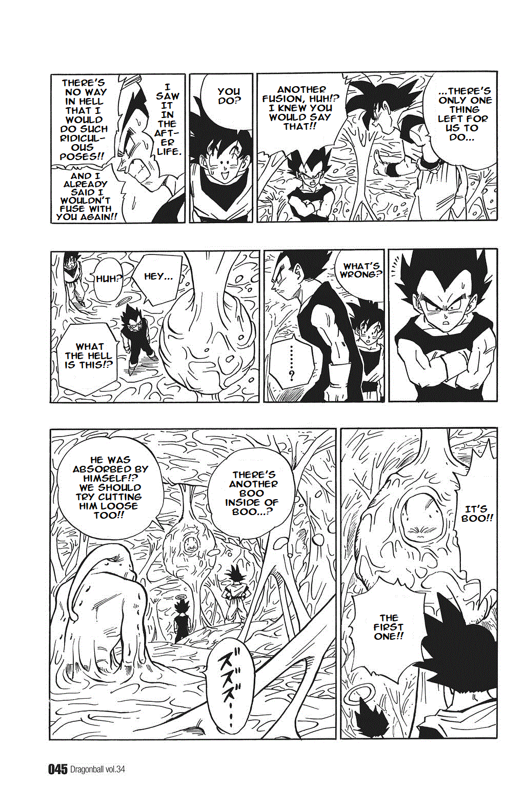 Dragon Ball Chapter 506 page 13 - Chapter 506: Goku and Vegeta Inside of Boo