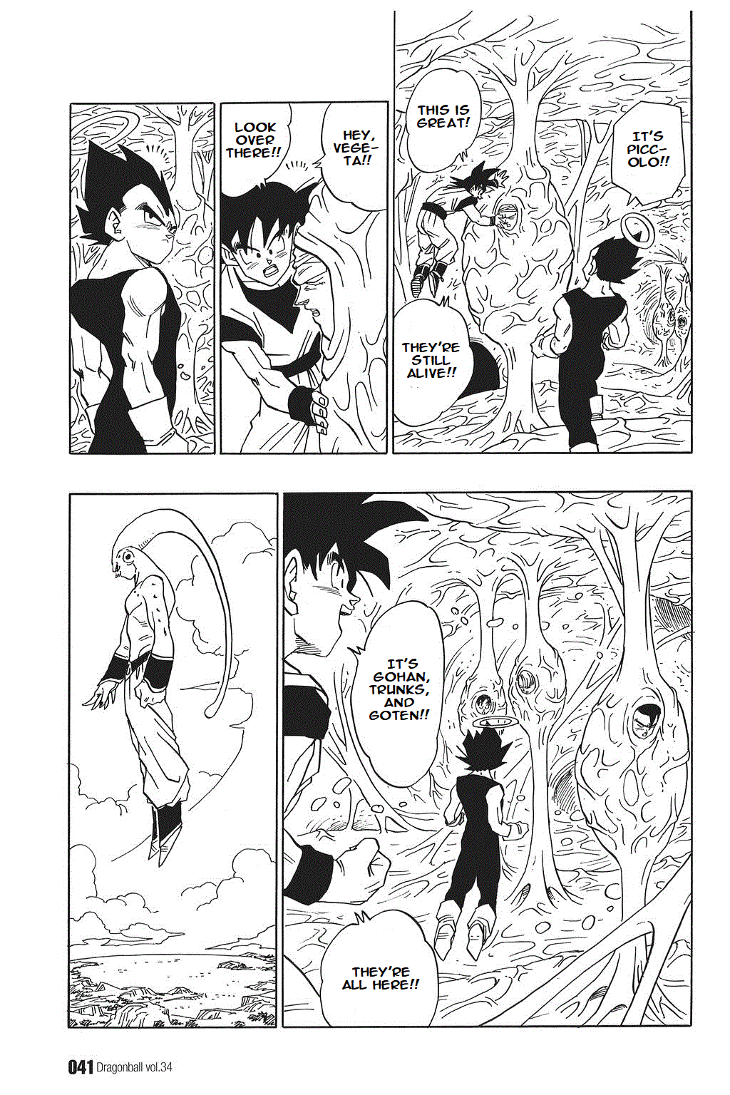 Dragon Ball Chapter 506 page 9 - Chapter 506: Goku and Vegeta Inside of Boo