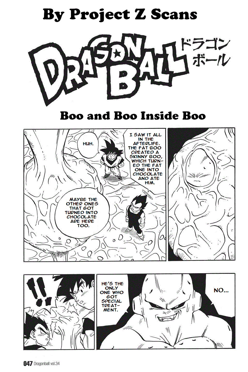 Dragon Ball Chapter 507 page 1 - Chapter 507: Boo and Boo Inside of Boo