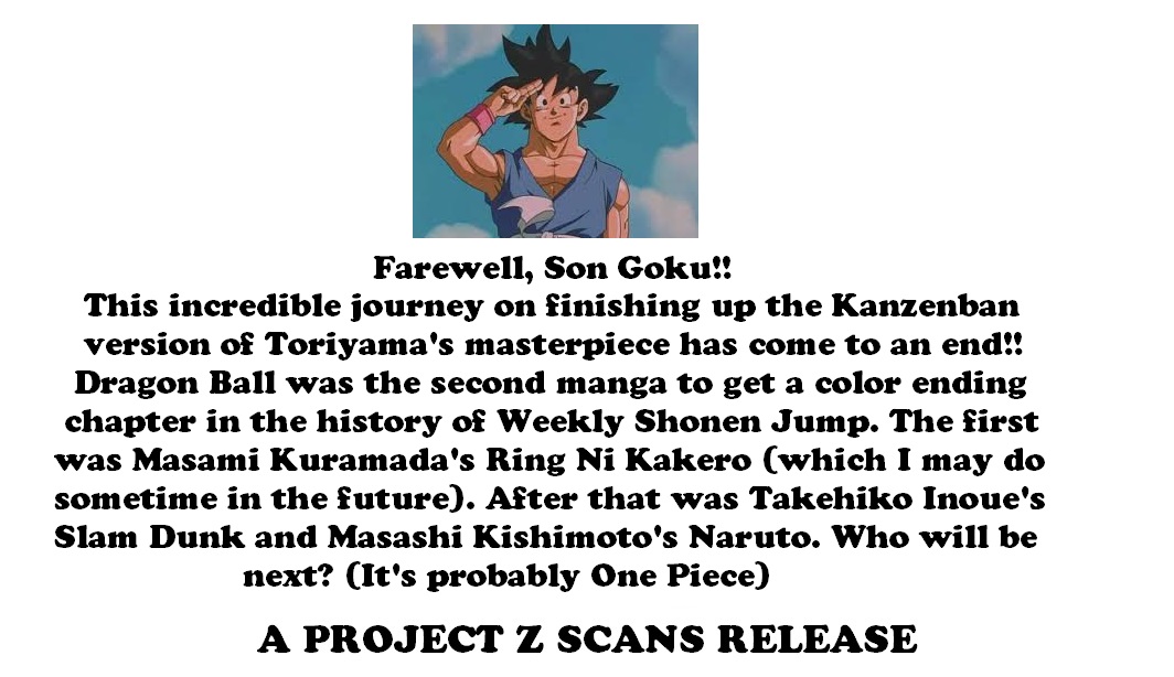 Dragon Ball Chapter 519 page 19 - Chapter 519: Bye-Bye, Dragon World [END]
