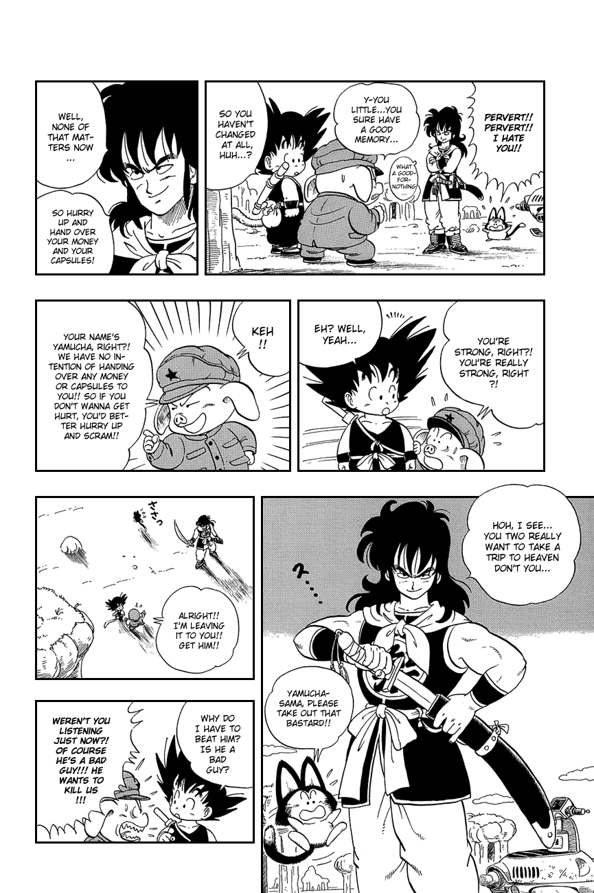 Dragon Ball Chapter 8 page 4 - Chapter 8: One, Two, Yamcha-cha!