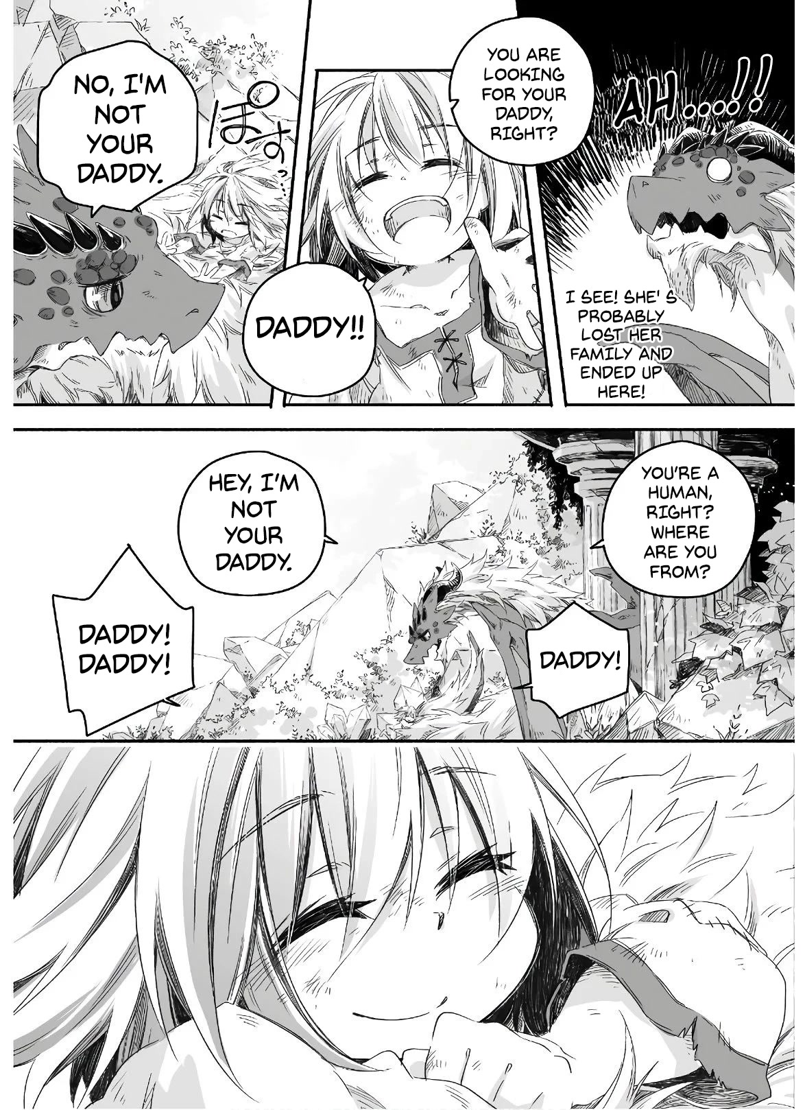 Dragon Daddy Diaries: A Girl Grows to Greatness Chapter 1 page 7 - Chapter 1: Dragon picks up a cute girl
