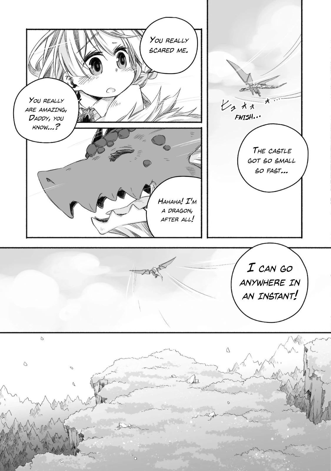 Dragon Daddy Diaries: A Girl Grows to Greatness Chapter 12 page 15 - Chapter 12: Dragon, going for a walk with his daughter