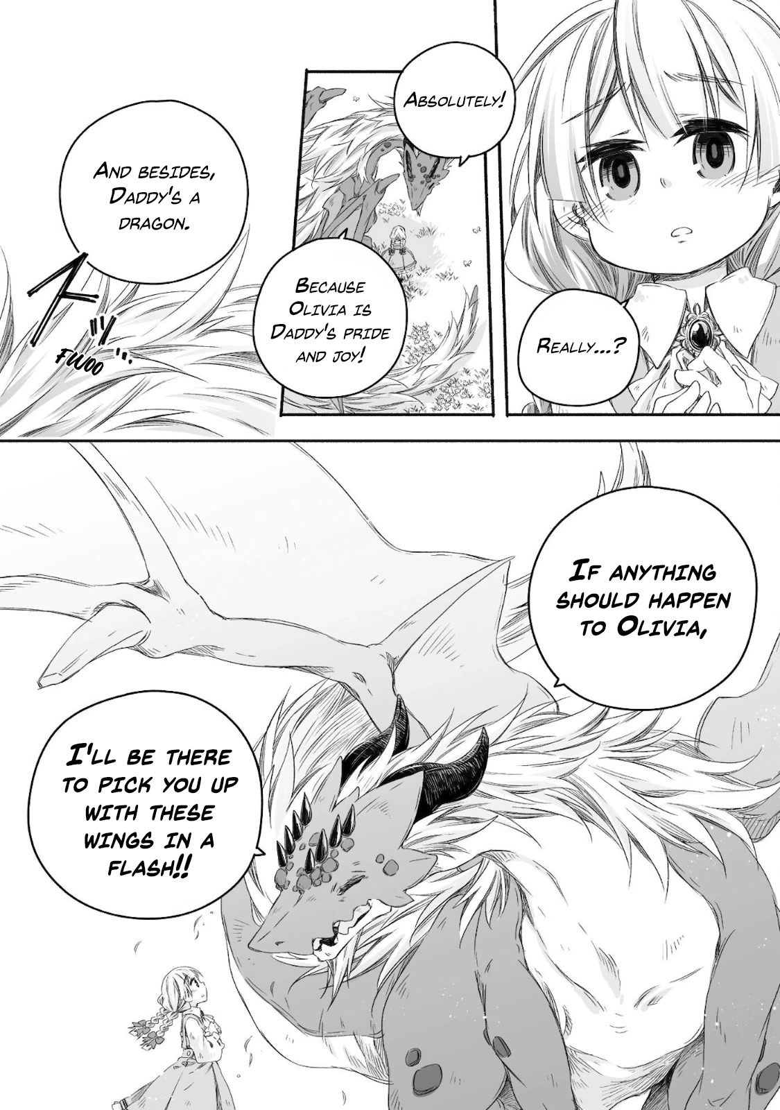 Dragon Daddy Diaries: A Girl Grows to Greatness Chapter 12 page 21 - Chapter 12: Dragon, going for a walk with his daughter