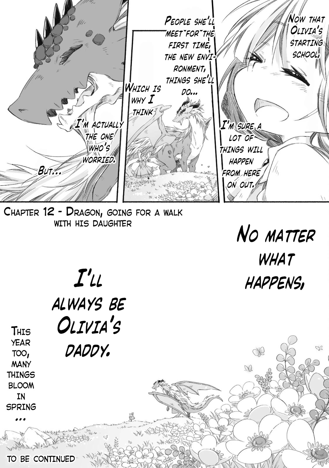 Dragon Daddy Diaries: A Girl Grows to Greatness Chapter 12 page 23 - Chapter 12: Dragon, going for a walk with his daughter