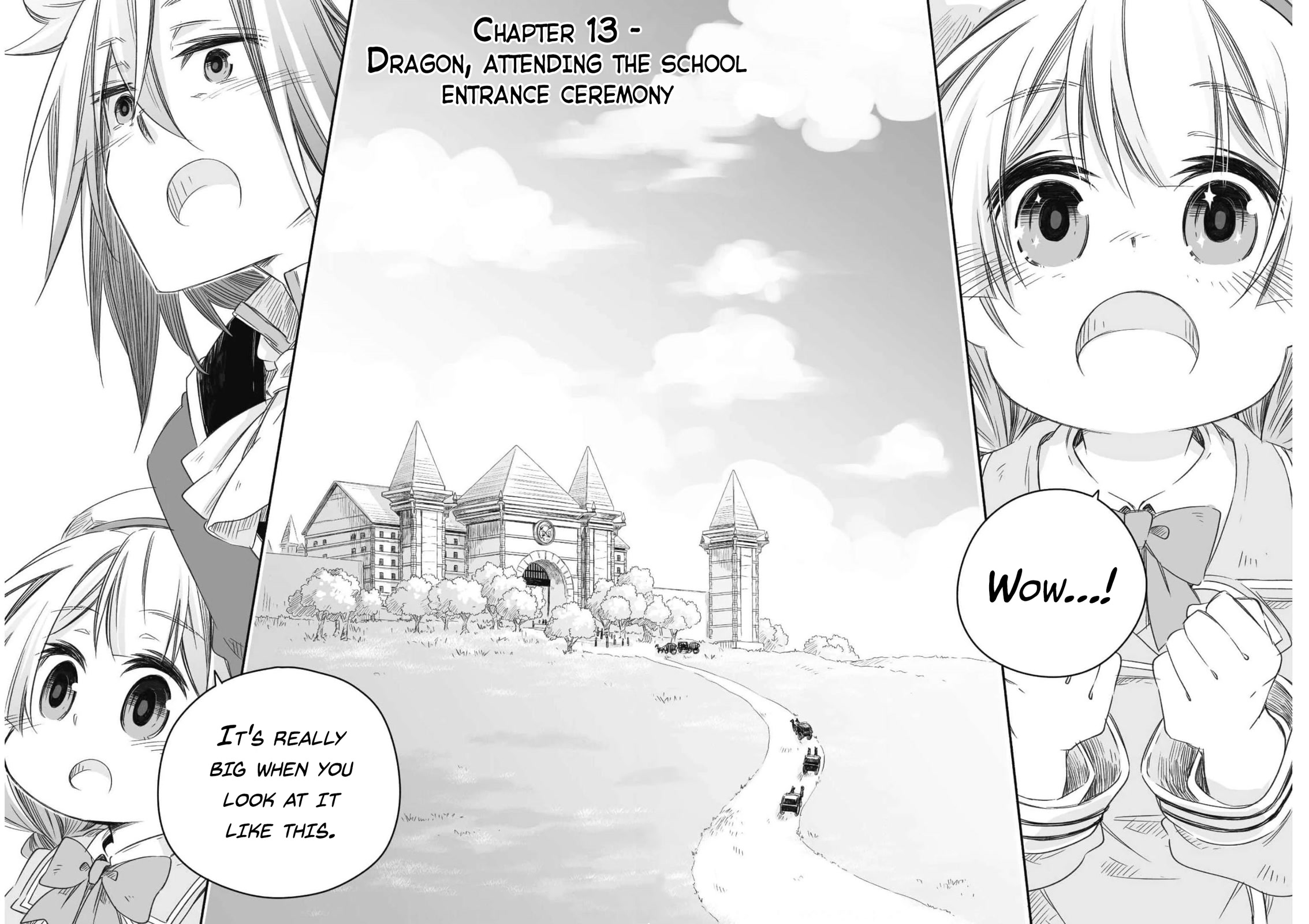 Dragon Daddy Diaries: A Girl Grows to Greatness Chapter 13 page 5 - Chapter 13: Dragon, attending the school entrance ceremony