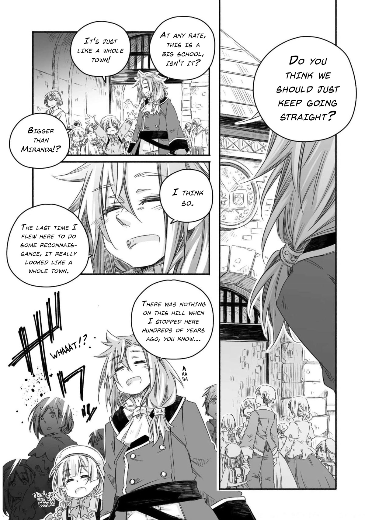 Dragon Daddy Diaries: A Girl Grows to Greatness Chapter 13 page 7 - Chapter 13: Dragon, attending the school entrance ceremony