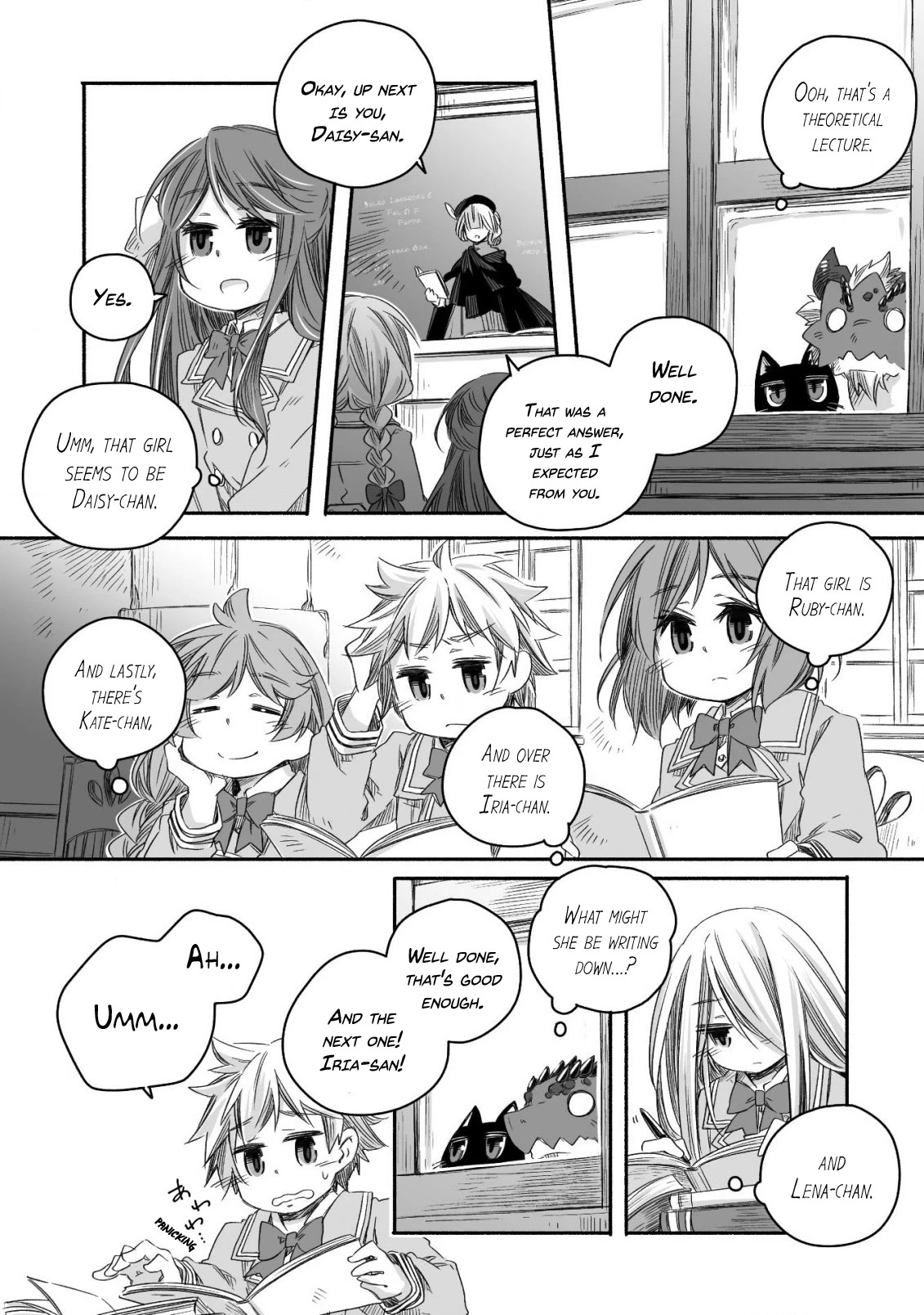 Dragon Daddy Diaries: A Girl Grows to Greatness Chapter 15 page 13 - Chapter 15: Dragon, (secretly) visiting the class
