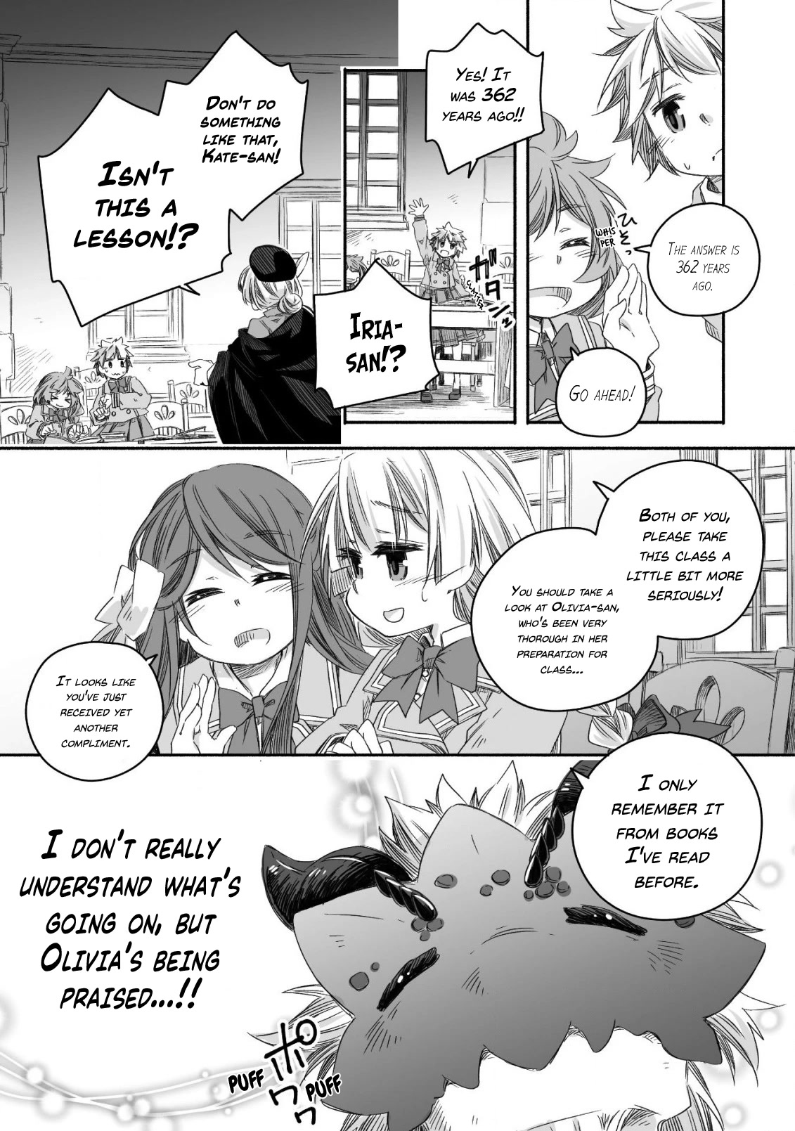 Dragon Daddy Diaries: A Girl Grows to Greatness Chapter 15 page 14 - Chapter 15: Dragon, (secretly) visiting the class