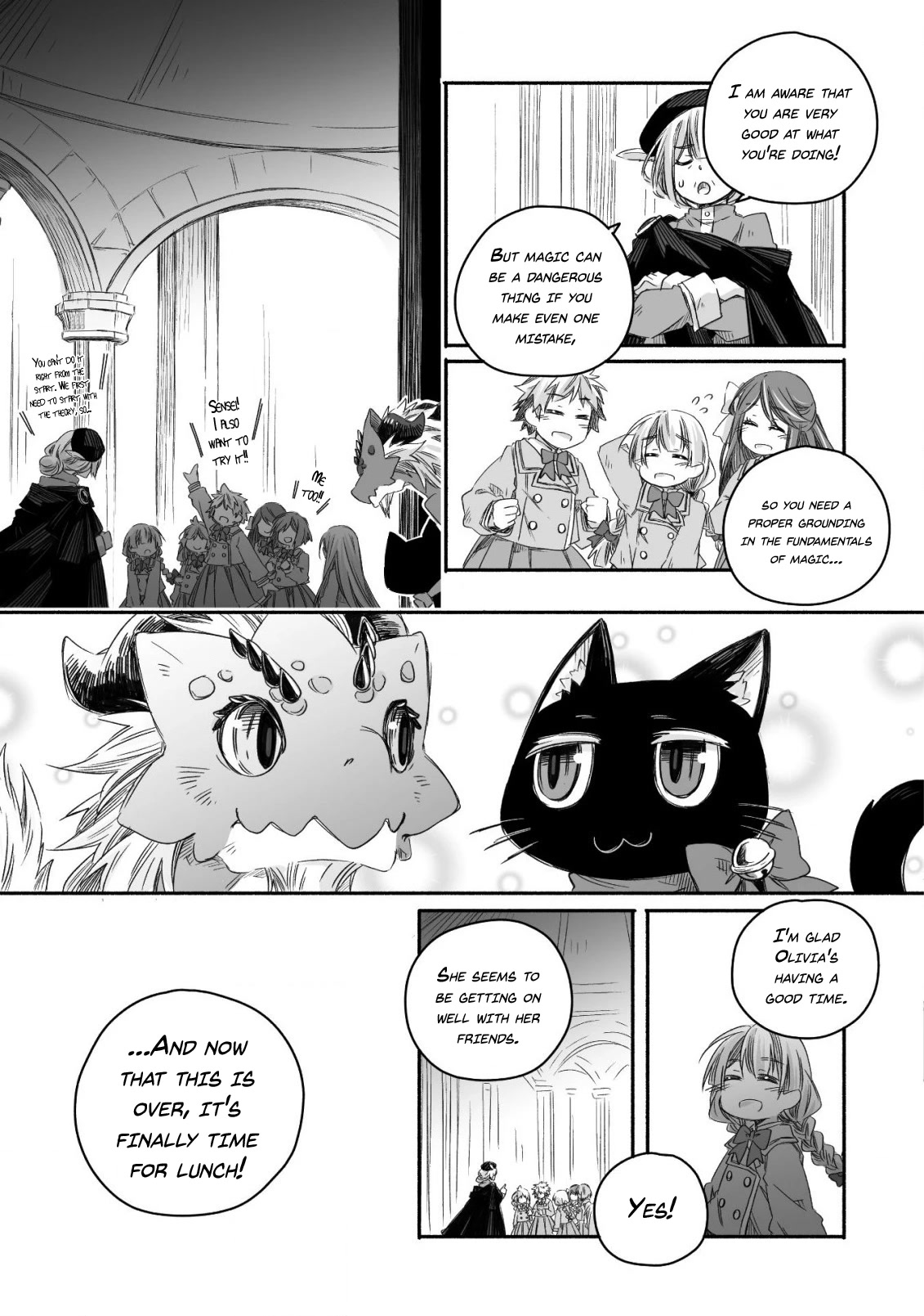 Dragon Daddy Diaries: A Girl Grows to Greatness Chapter 15 page 16 - Chapter 15: Dragon, (secretly) visiting the class