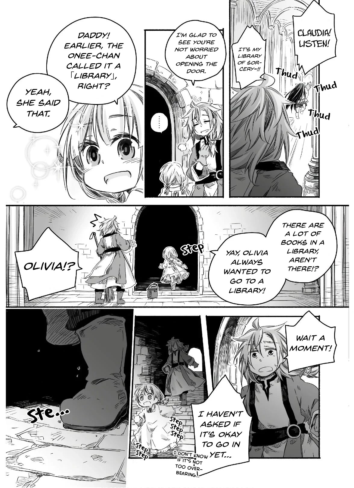 Dragon Daddy Diaries: A Girl Grows to Greatness Chapter 4 page 11 - Chapter 4: Dragon, Unsealing the library door