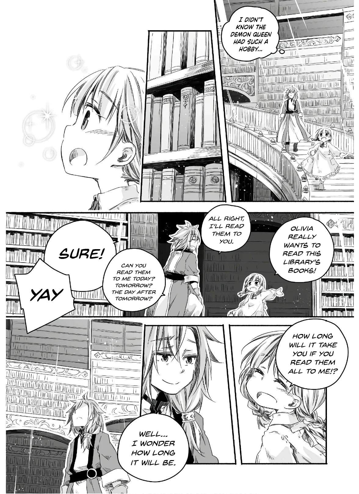 Dragon Daddy Diaries: A Girl Grows to Greatness Chapter 4 page 13 - Chapter 4: Dragon, Unsealing the library door