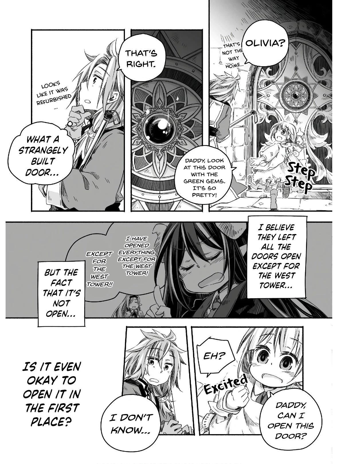 Dragon Daddy Diaries: A Girl Grows to Greatness Chapter 4 page 7 - Chapter 4: Dragon, Unsealing the library door
