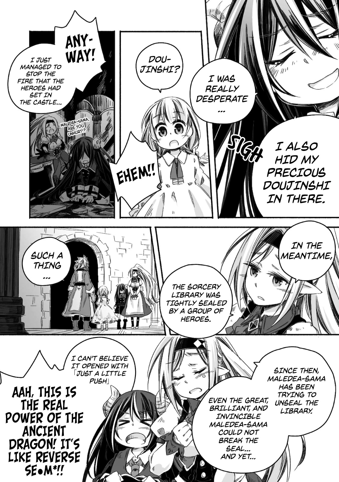 Dragon Daddy Diaries: A Girl Grows to Greatness Chapter 5 page 4 - Chapter 5: Dragon, learning the secret of the library