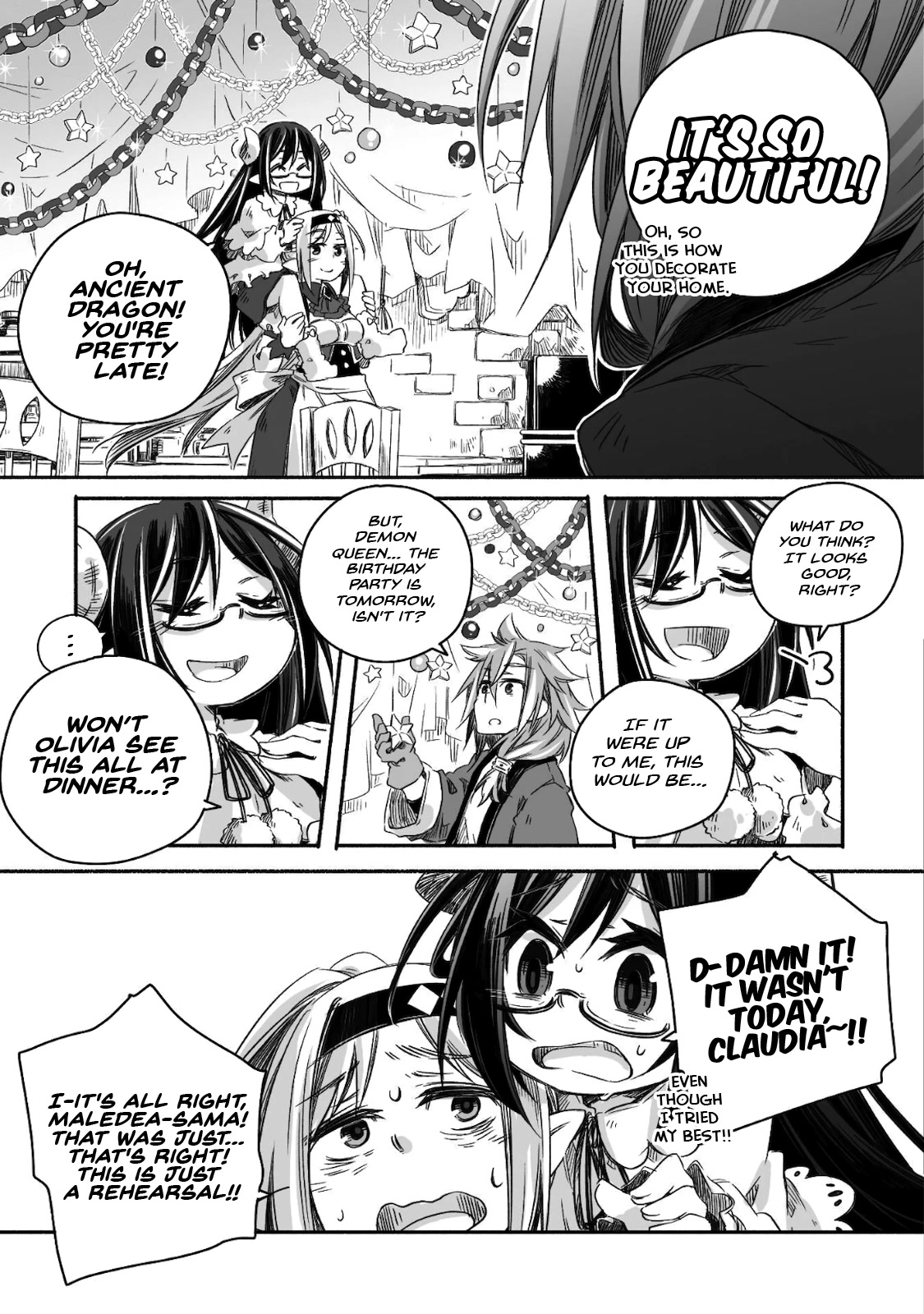 Dragon Daddy Diaries: A Girl Grows to Greatness Chapter 7 page 16 - Chapter 7: Dragon, celebrating his daughter's birthday
