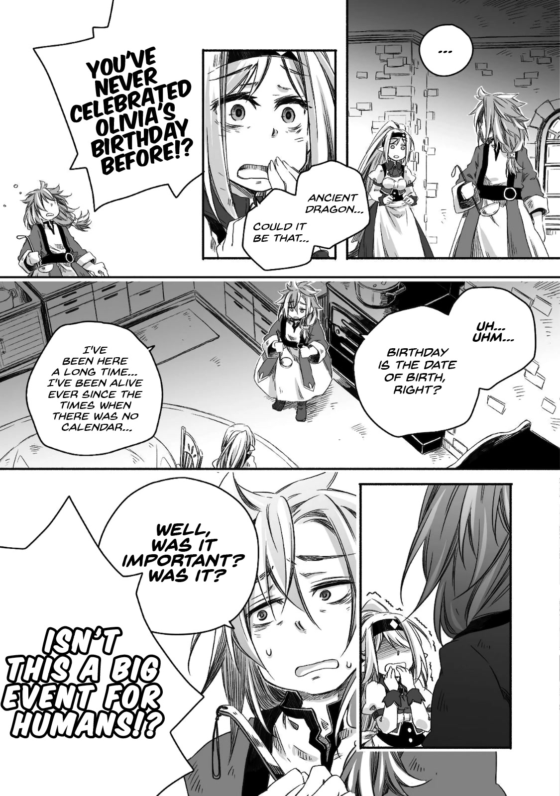 Dragon Daddy Diaries: A Girl Grows to Greatness Chapter 7 page 4 - Chapter 7: Dragon, celebrating his daughter's birthday