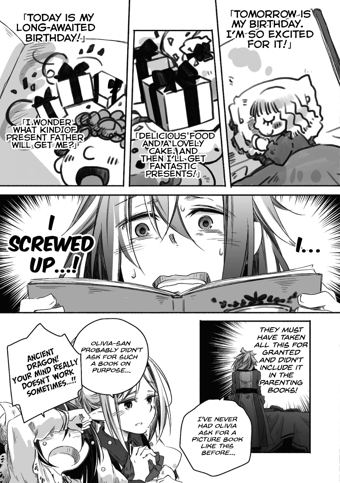 Dragon Daddy Diaries: A Girl Grows to Greatness Chapter 7 page 6 - Chapter 7: Dragon, celebrating his daughter's birthday