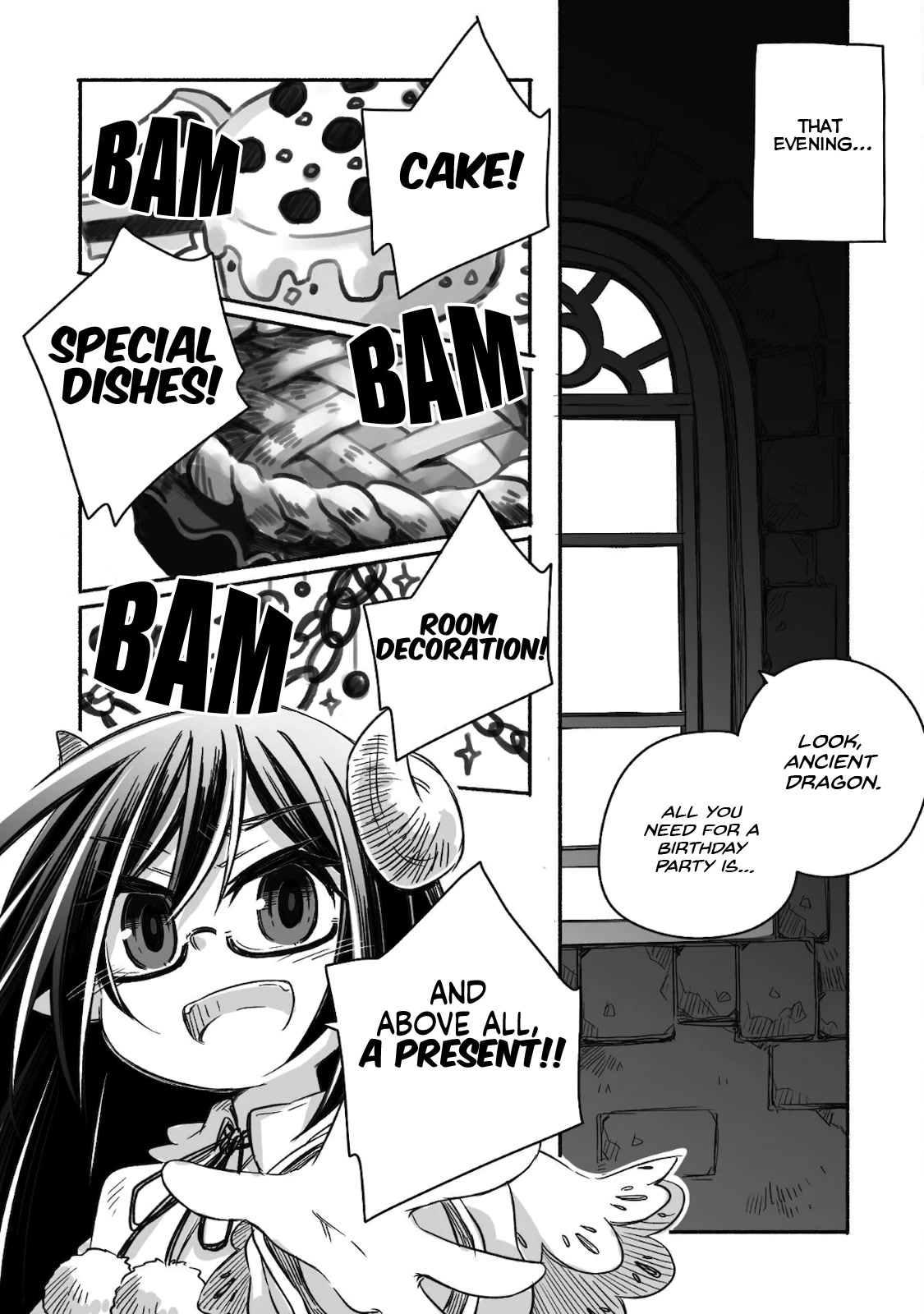 Dragon Daddy Diaries: A Girl Grows to Greatness Chapter 7 page 9 - Chapter 7: Dragon, celebrating his daughter's birthday